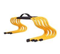 ETUELNOPT obstáculos de Entrenamiento, Agility Hurdles - Paquete de 5 Correas Transporte for Pista Campo, Multicolor, 15-50 cm, for Interior y Exterior(Yellow,15cm (5 7/8"))