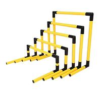 ETUELNOPT obstáculos de Entrenamiento, Los obstáculos Multicolores de la Velocidad del Entrenamiento Agilidad fijaron el Paquete 5 for Carrera al Aire Libre Salto Campo Pista(Yellow)