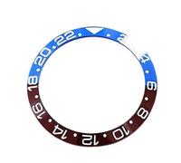ETUELNOPT Reloj Bisel cerámico Anillo de inserción, Reemplazo Multicolor del Parte movible de cerámica Bisel Reloj 38m m for el Movimiento automático(Blue Carbine)