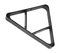 ETUELNOPT Soportes para Bolas de Billar, Bastidor Triangular de Plástico Negro for Bolas Billar 32x29x3 cm
