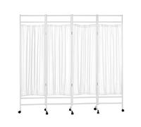 ETUELNOPT Tabique Independiente, Divisor de Ambiente portátil con Pantalla privacidad Ruedas, Sala clínica salón 3-6 Paneles Multicolor(06,4 Panel)
