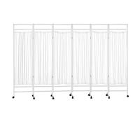 ETUELNOPT Tabique Independiente, Divisor de Ambiente portátil con Pantalla privacidad Ruedas, Sala clínica salón 3-6 Paneles Multicolor(06,6 Panel)