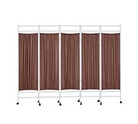 ETUELNOPT Tabique Independiente, Divisor de Ambiente portátil con Pantalla privacidad Ruedas, Sala clínica salón 3-6 Paneles Multicolor(04,5 Panel)