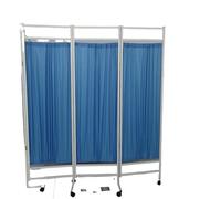 ETUELNOPT Tabique Independiente, Pantalla de privacidad médica Enrollable 3 Paneles con Ruedas 180 cm Plegable for Sala Examen clínica