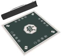 ETUELNOPT Tapete Plegable para Mesa de Mahjong, Estera de Mahjong for Juegos Cartas póquer, tamaños múltiples Multicolores con Bolsa(Grün,35.4x35.4inch/90x90cm)