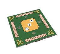 ETUELNOPT Tapete Plegable para Mesa de Mahjong, Esterilla Mahjong Multicolor 70-120cm Goma(Color 4,90X90cm)