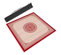 ETUELNOPT Tapete Plegable para Mesa de Mahjong, Tapete De Mesa Mahjong con Bolsa Almacenamiento, Reducción Ruido Antideslizante, Varios tamaños(3,35.4x35.4inch/90x90cm)