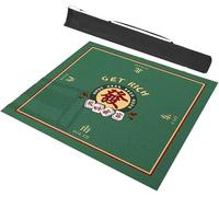 ETUELNOPT Tapete Plegable para Mesa de Mahjong, Tapete De Mesa Mahjong con Posición Viento. Verde 23,6-59,1 Pulgadas