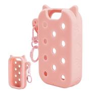 Étui en Silicone pour Savon à Mains - Souple et Portable avec Anneau Porte-Clés | Portes-Flacon de Désinfectant | Déplacements École Bureau Sac à Main Fille Femme Hygiène Voyage