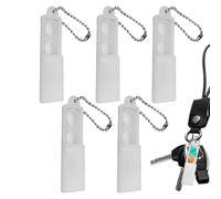 Étui Piles Audiphones - Lot 5 Avec Porte-Clés | Trousse compacte et Durable pour Accessoires auditifs | Idéal pour Voyages, vacances, déplacements Pro | Rangement Pratique pour utilisateurs d’Aides