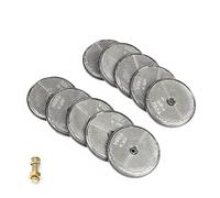 ETUKER 10 x Reflectores Redondo, Universales Reflex Reflector Catadioptrico Redondo, Apriete de Tornillo Catadioptrico Reflector Redondo, para Camión/RV/Caravana/Remolque(Blanco)