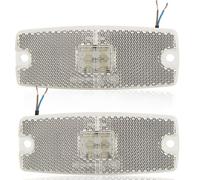 ETUKER 2 Pcs Luces de Posición LED 10-30v Blanco Luz de Delimitación Lateral