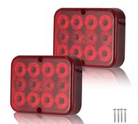 ETUKER 2 Pcs Luz Antiniebla Trasera Remolques 12v Pilotos Luces Traseras para Remolque Vehículo Agrícolas