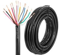 ETUKER 20AWG Cable Cobre 13×0.5mm² Cable de Extensión 10metros 13polos Electrónico Alargador Cable