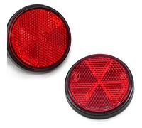 ETUKER 2pcs Catadioptrico Redondo Remolque,Catadioptrico Moto Homologado Reflectantes Redondo,Reflector de lente de luz trasera