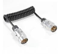 ETUKER 7polos 12v 2M Alargador Cable Remolque 7 Pines Cable Luces Remolque