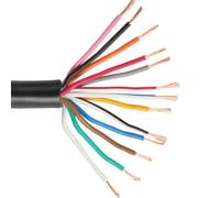 ETUKER Cable de Remolque 13 Polos 2M 13x0.5mm² Cable Vehículo 13Hilos Ronda Cable Eléctrico 13Núcleos para Pilotos Remolque