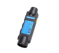 ETUKER Comprobador Remolque 7 Pines, 12V Probador De Remolque 7 Pines Herramienta De Diagnóstico De Luz Equipo De Pruebas, Para Caravanas/Coches/RV/Comprobador Enchufe Remolque (Comprobador 7 Pines)