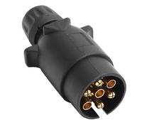 ETUKER Enchufe para Remolque 7 Pines - Clavija Macho Caravana para ISO 1724 12V