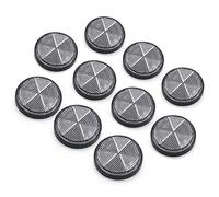 ETUKER Paquete de 10 reflectores autoadhesivos redondos adhesivos de seguridad, reflectores reflectantes de seguridad para caravanas, remolques, barcos/motocicleta valla postes (blanco)