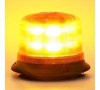 ETUKER Piloto Estroboscópica Luz Rotativo Led NaranjaTractor Magnetico 12v 24v Flash de Emergencia con ECE R65 ECE R10 CE Homologadas