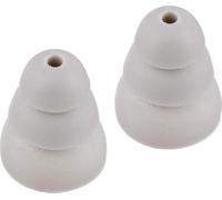 ETYMOTIC ER38-18CLL ER Oortips 3-Flange Large Longer Stem - Tapones para los oídos - 10 piezas - Para mejorar el aislamiento acústico - Compatible con varios productos Etymotic - Transparente