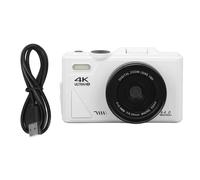 Etyrerre Cámara Digital Retro de 64 MP con Estabilización de Imagen, Función de Pausa de Vídeo, Pantalla IPS de 3 Pulgadas, Cámara Digital para Vlogs, Color