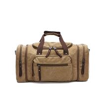 ETZRYSYB Bolsa de hombro de lona para hombre, bolsa de viaje de gran capacidad, bolsa de equipaje para hombre, bolsa de viaje para fin de semana, un color, Talla única