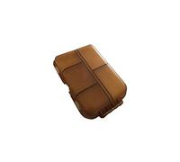 ETZRYSYB Cajas de almacenamiento 1 pastillero con 7 compartimentos, portátil, de plástico, de doble capa, organizador para viajes al aire libre