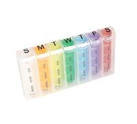 ETZRYSYB Cajas de almacenamiento portátil para pastillas, 7 días, 28 rejillas, 4 veces al día, organizador de tabletas, contenedor de almacenamiento para tabletas y vitaminas