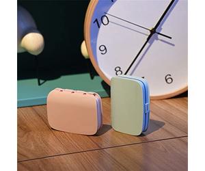 ETZRYSYB Cajas de almacenamiento semanal para pastillas, pastillero de viaje, plegable, organizador de píldoras, caja de medicina con anillo de sellado, dispensador de tabletas a prueba de humedad