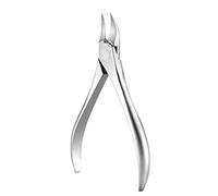 ETZRYSYB Cortaúñas profesional para arte de uñas, cortaúñas de piel muerta, pulir, lijar, herramientas de cuidado de manicura, tijeras cortadoras de uñas de acero inoxidable (plateado)