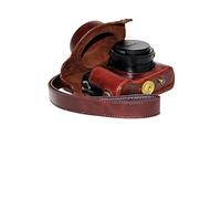ETZRYSYB Funda para cámara de fotos muy adecuada para uso diario, viajes al aire libre, viajes o viajes de corta distancia, marrón (dark coffee), Talla única