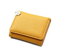 ETZRYSYB Monederos para mujer a la moda para mujer, cartera corta para mujer, tarjetero, estampado de borlas, monederos femeninos de dos pliegues, un color, Talla única