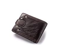 ETZRYSYB Monederos para mujer de piel de vaca, monedero para hombre, pequeño monedero de cuero Perse, mini tarjetero, monedero de almacenamiento con cerrojo, un color, Talla única