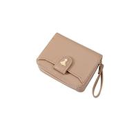 ETZRYSYB Monederos para mujer, versión corta, simple, color sólido, multitarjeta, gran capacidad, plegable, con cremallera, monedero femenino, un color, Talla única