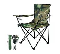 ETZRYSYB Silla de pesca, silla plegable portátil para exteriores, para pesca, playa, jardín, turismo, salón, muebles (camuflaje)