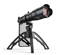 ETZRYSYB Telescopio 36x teleobjetivo zoom monocular + trípode selfie para teléfonos inteligentes, viajes, caza, senderismo, deportes (B)