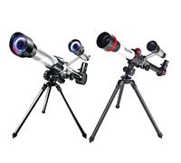 ETZRYSYB Telescopio astronómico de alta definición para observar las estrellas, ayuda didáctica monocular para simulación de experimentos científicos/campamento (rojo)
