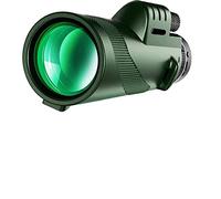 ETZRYSYB Telescopio portátil de 40 x 60 pulgadas, prismático, potente, 80 x 100 HD, telescopio monocular de largo alcance, zoom, caza, camping, turismo, pájaros