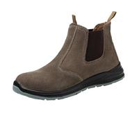 EU 42 Zapatos Seguridad Zapatos de construcción antipinchazos con Punta de Cuero de Ante para Primavera, otoño e Invierno para Hombre, Botas Protectoras de Soldadura de Bambas de Seguridad