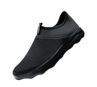 EU 48 Zapatillas de Hombre Zapatillas Paredes Zapatos Deportivos para Hombre, de Verano, Nuevo patrón, Malla sólida Simple, Transpirable, cómodos, Gruesa, Zapatos sin Cordones Zapatillas Paredes