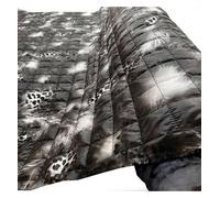 EU Fabrics Tela acolchada de doble cara | Material acolchado ligero para coser | Tejido de forro para abrigo de mascotas | Tela acolchada por metro (respaldo azul marino, 1 metro x 147 cm)