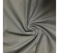 EU Fabrics Tela de algodón 100% algodón, material ignífugo para costura, ideal para techos y exposiciones, tela de algodón ligera y suave por metros (Battle Ship Gris, 1 metro x 122 cm)