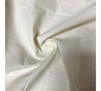 EU Fabrics Tela de algodón 100% | Material ignífugo para coser | Ideal para techos y exposiciones | Tela de algodón ligera y suave por metros (natural, 1 metro x 122 cm)