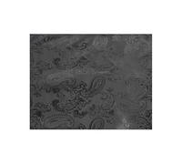 EU Fabrics Tela de forro jacquard de cachemira, material de tapicería para costura, ideal para cortinas, chaquetas y faldas, tela con diseño de cachemira por metros (gris, 1 metro x 144 cm)