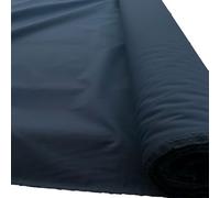 EU Fabrics Tela encerada en seco | Material de forro repelente al agua para costura y manualidades | Tela encerada tradicional para coche, barcos y revestimientos al aire libre (azul marino, 1 metro x