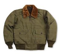 EU Fashions Chaqueta de vuelo para hombre de la Segunda Guerra Mundial