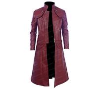 EU Fashions DMC Devil May Cry 5 Dante Cosplay Disfraz Rojo Abrigo Talla, rojo, L