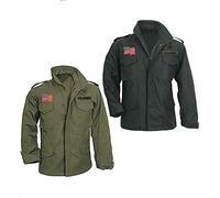EU Fashions John Rambo First Blood Sylvester Stallone M65 Militar US Army Army Chaqueta de algodón verde oliva